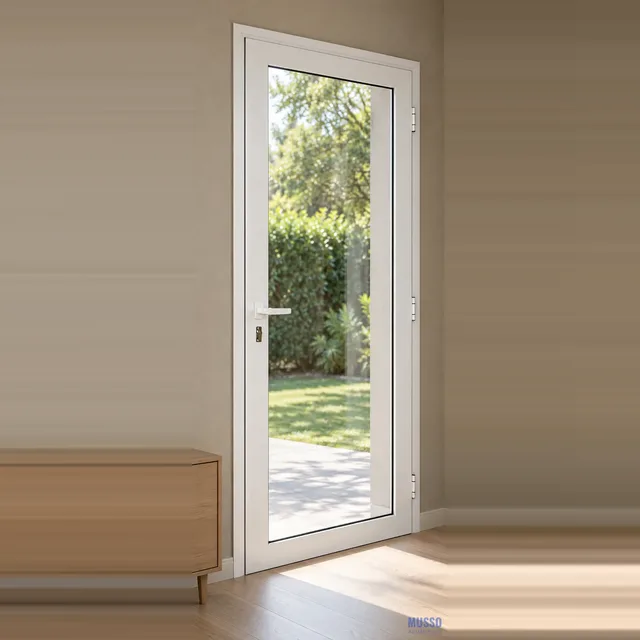 Modena Puerta Vidrio de 80 × 200 cm, instalada